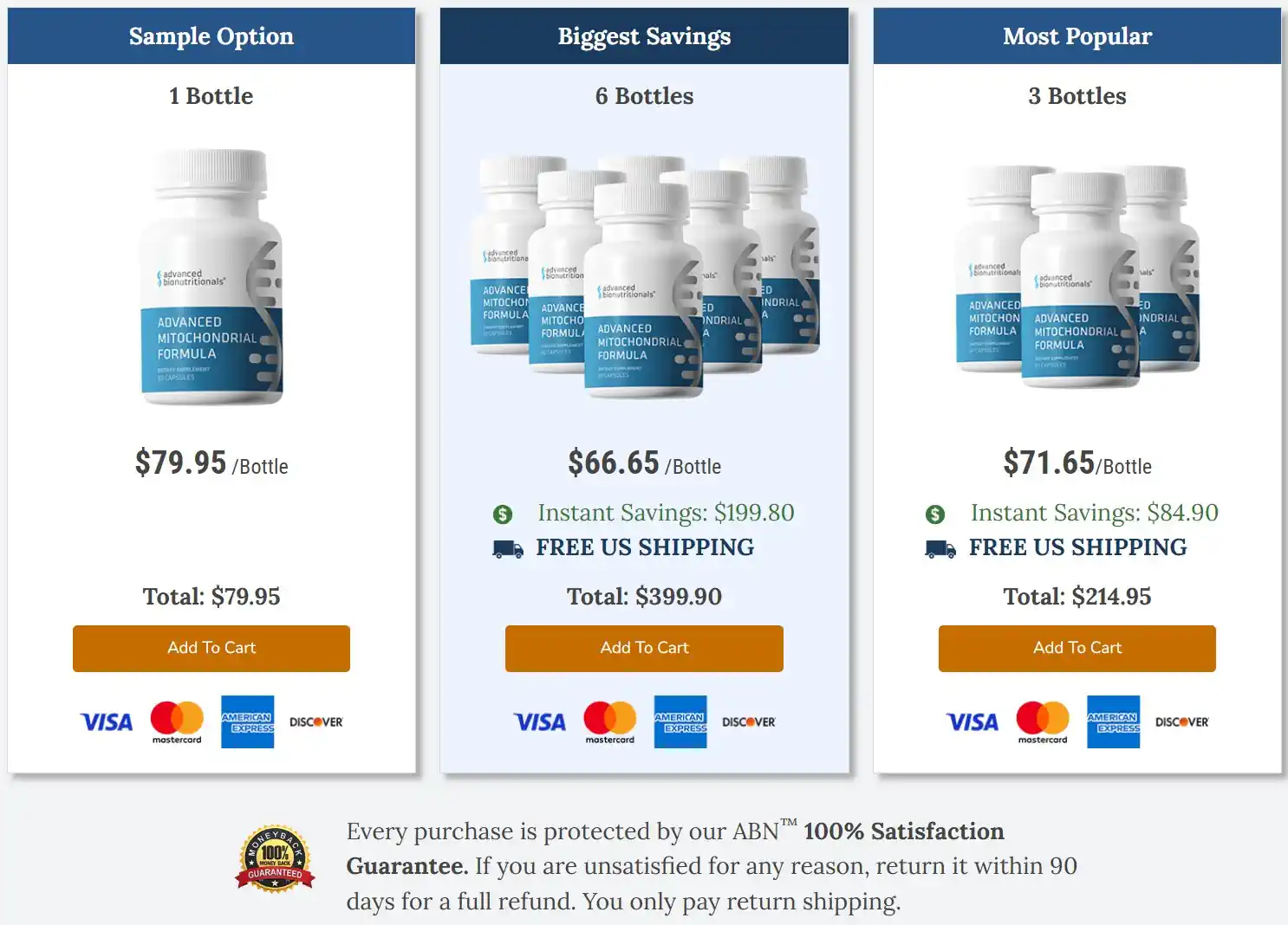 advanced mitochondrial formula offer